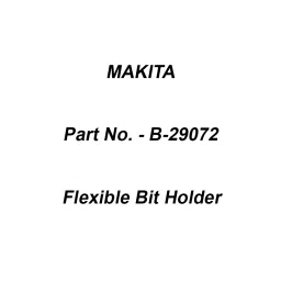Makita Flexible Bit Holder Size 200 mm, Part No B-29072-picture-29