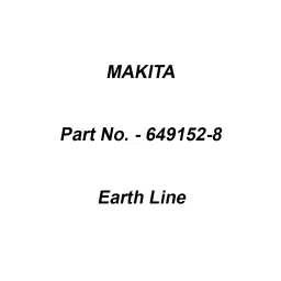 Makita Earth Line Size 70 mm Suitable For DRC300, Part No 649152-8-picture-36