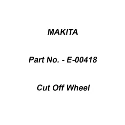 Makita Cut Off Wheel A60T-BF X Lock Size 5 inch (125x1.2x22.23 mm) Part No E-00418-15