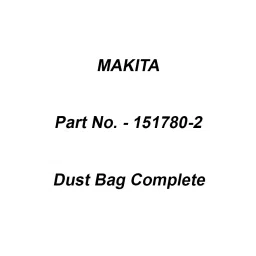Makita Dust Bag Complete Suitable For BO3700, Part No 151780-2-44