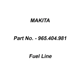 Makita Fuel Line, Part No 965.404.981-picture-12