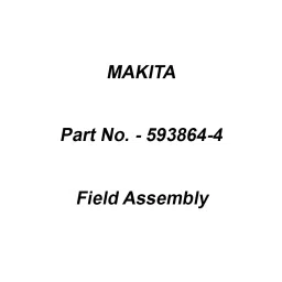 Makita 240 V Field Assembly for MT583, Part No 593864-4-4