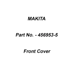 Makita Front Cover Suitable For HM1200, Part No 456953-5-image-88