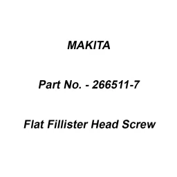 Makita Flat Fillister Head Screw Size M5 Suitable For BO3710, Part No 266511-7-22