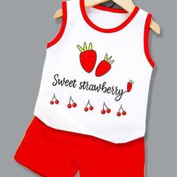 Lofn Unisex Kids Printed T-shirt with Capris-image-21