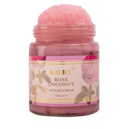 KAURA Rose Coconut Sugar Scrub For Exfoliation - 120 g-39