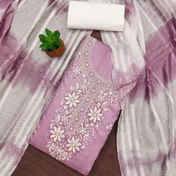 KALINI Embroidered Unstitched Dress Material-image-87
