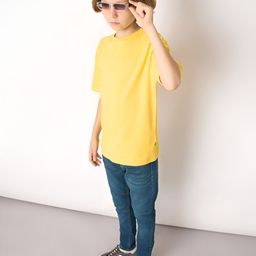 Jack & Jones Junior Boys Typography Printed Extended Sleeves Pockets T-shirt-image-32
