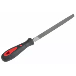 RS PRO 150mm, Second Cut, Three Square Engineers File with Soft-Grip Handle Model No 1611489 image 3