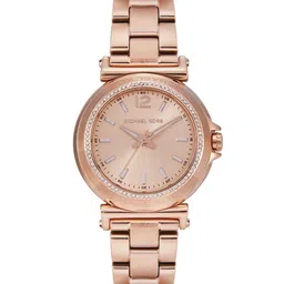 Michael Kors Women Embellished Dial & Stainless Steel Straps Analogue Watch AK_MK7491-image-85