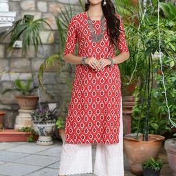 Ethnic basket Women Multicoloured Kurtas-picture-34