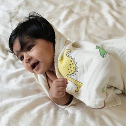 Doctor Towels Bamboo Dinosaur Dreams Printed Baby Swaddle - Multicolour-image-76