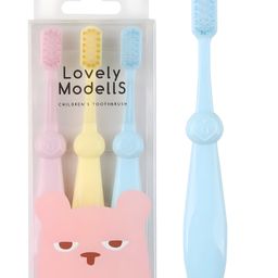 COZY VIBES 3 Packs Private Label Customized Logo Individual Wrapped Children Manual Tooth Brush Soft Bristle Toothbrush- PACK OF 1- COLOR MAY VARY-12