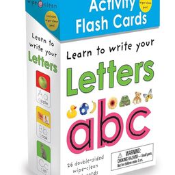 Wipe Clean Flash Cards ABC Board Book By Roger Priddy - English-18