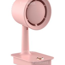 FunBlast USB Rechargeable Mini Portable Fan with Mobile Holder Pink-20