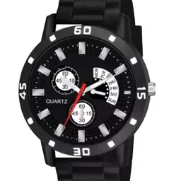 Miss Perfect Men Patterned Dial & Straps Analogue Watch FG115-picture-40