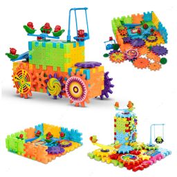 ADKD Interlocking Educational Gear Building Block Set of 81 Piece For Kids- Multicolor image 2