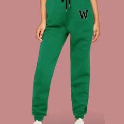 SAAHASAM Women Printed Relaxed Loose Fit Joggers Trousers-picture-24