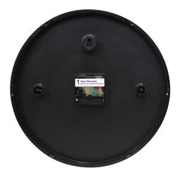 RANDOM Grey & White Round Colourblocked 30.4 cm Analogue Wall Clock image 4