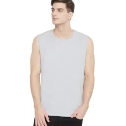 Hypernation Grey Cotton T-Shirt-20
