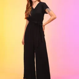 Globus Black Maxi Jumpsuit-image-72