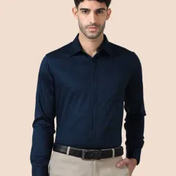 The Formal Club Navy Comfort Fit Shirt-picture-12