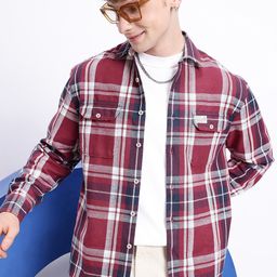 Aeropostale Premium Checked Pure Cotton Shirt-image-46