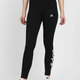 Adidas Black & White Graphic Print Lin Tights-79