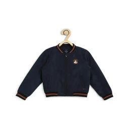 Allen Solly Junior Navy Solid Jacket-picture-9