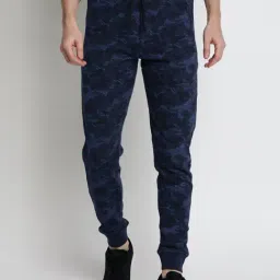 Van Heusen Blue Regular Fit Printed Jogger-image-24