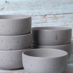 Goodhomes Grey Stoneware Soup Bowl - Set of 6 (350ml)-image-39