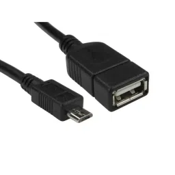 RS PRO Male USB C to Male Micro USB B Cable 140 mm, 2513292-36