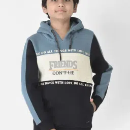 Crimsoune Club Kids Navy & Black Printed Full Sleeves Sweatshirt-image-84