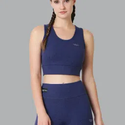 Van Heusen Proactive Elite Skinny Fit High Stretch Removable Pads Sports Bra - Patriot Blue-image-8