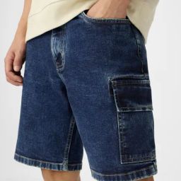 The Souled Store Blue Cotton Shorts-picture-18