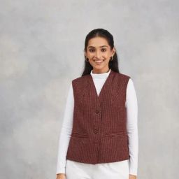Fabindia Black Wool Jacket-picture-6