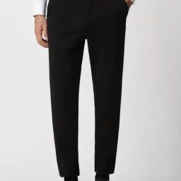 Van Heusen Black Slim Fit Trousers-picture-3