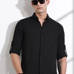 Thomas Scott Men Classic Slim Fit Opaque Casual Shirt-picture-37