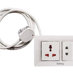 Palfrey Electric Extension Board - 1 Universal Socket + 1 Two Pin Socket + 1 USB Socket with 1.0 mm Heavy Duty 8 Meter Wire image 2