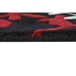 Presto Red & Black Wool Hand Tufted Carpet image 5