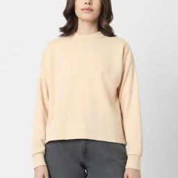 Van Heusen Beige Cotton Sweatshirt-image-43