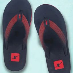 Sparx Kids Black & Red Flip Flops-image-49