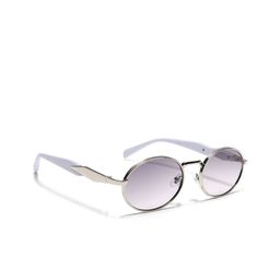 Voyage Oval Sunglasses for Men & Women (Light Grey & Clear Lens | Silver Frame - MG6892)-image-41