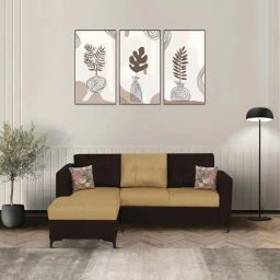 Trevi Omega LHS 5 Seater Sectional Sofa (Mahogany & Light Sand)-image-89