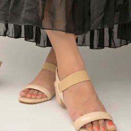 Shoetopia Kids Beige Ankle Strap Sandals-image-77