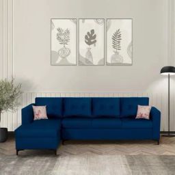 Trevi Omega LHS 6 Seater Sectional Sofa (Velvet Blue)-image-84