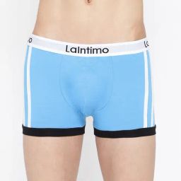 La Intimo Blue Comfort Fit Striped Trunks-picture-34