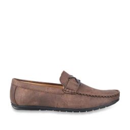 Walkway Men's Brown Casual Loafers-image-79