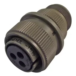 AMPHENOL INDUSTRIAL CIRCULAR CONNECTOR PLUG, SIZE 16, 3 POSITION, CABLE, MS3106A16-10S.-image-59