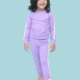 CHANDRIKA Girls Purple Clothing Set-picture-2